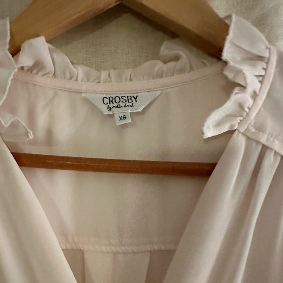 Crosby By Mollie Burch Blouse Women’s Blush Pink - Picture 7 of 11